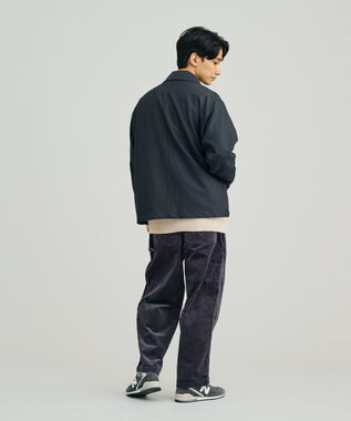 J.PRESS YORK STREET 【UNISEX】ウールライク MA-1コーチジャケット グレー系