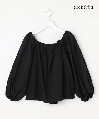  【エステータ】THOMAS MASON ボリュームスリーブブラウス