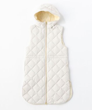 UNFILO 【TAION×UNFILO】フード付き ジレ アイボリー