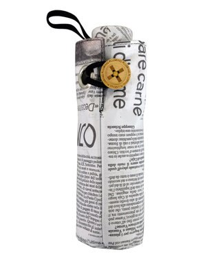 +RING レディース向け プラスリング 晴雨兼用折傘 PAPER-WHT T1196 sunshield 白～オフホワイト