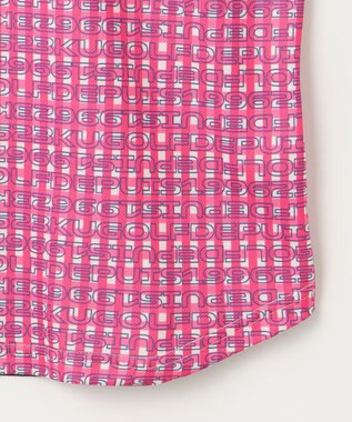 23区GOLF 【WOMEN】【UVケア/吸水速乾】ギンガムチェックロゴ 長袖シャツ ピンク系3