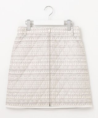 23区GOLF 【WOMEN】【防寒 】リバーシブル スカート ライトグレー系5