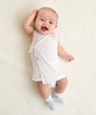 MIKI HOUSE HOT BISCUITS 【50-60cm】 メッシュ素材 ノースリーブ短肌着