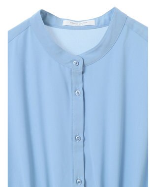 Green Parks 異素材ドッキングチュニック Blue