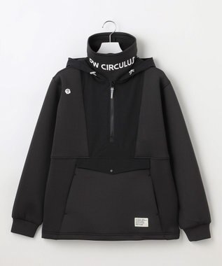 PW CIRCULUS 【MEN】NEW ダンボール デタッチャブルフーディー ブラック系