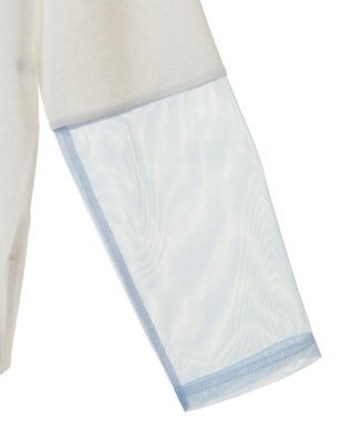 Green Parks Ｍｉｆｆｙ／袖配色シアーープルオーバー White