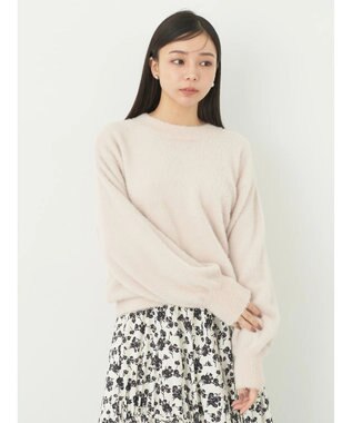 earth music&ecology ミニシャギープルオーバー Light Pink