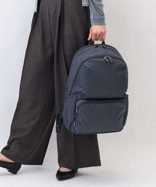 ACE BAGS & LUGGAGE W&.Day/Night ポッケスアプト ラウンドリュック B4サイズ 15.6インチPC収納 20222 ダブルアンドデイナイト ブルーグレー