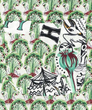 tsumori chisato SLEEP ツモリチサト パジャマ 長袖 長ズボン 夏 レディース UDT164 /ワコール グリーン