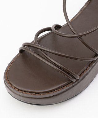 ANY プラットフォーム サンダル ブラウン系