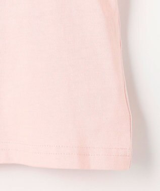 ANY KIDS チュール袖 七分Tシャツ ピンク