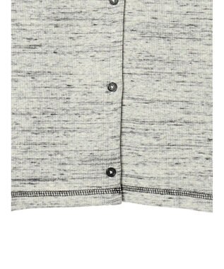 earth music&ecology メランジリブカーディガン（ｇｒａｙ） Gray Mixture