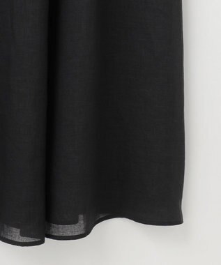 自由区 【カタログ掲載・接触冷感・洗える】シアーラミーローンフレンチスリーブ ワンピース セピア