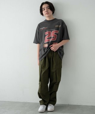 WEGO 【キッズ/150cm/160cm/ウエストゴム】イージーカーゴパンツ（JUNIOR） カーキ