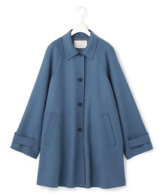 ICB WoolRever  ステンカラーコート ブルーグレー系