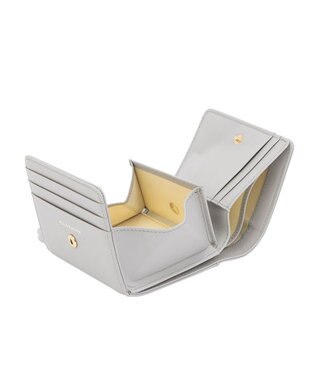 CLATHAS カシス 二つ折り財布 ライトグレー