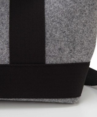 TOPKAPI 【Breath TOPKAPI】イタリアンフェルト ショルダー付 ミニ トートバッグ S チャコールグレー