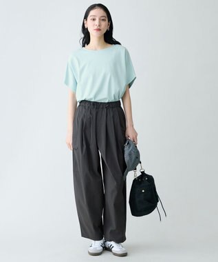 ANY プレミアムコットンコクーンプルオーバー ライトブルー