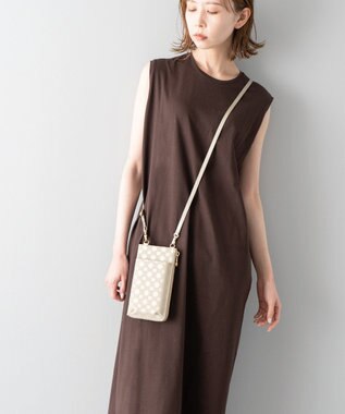 MIYABIYA La quoh with kirakaracho 南蛮七宝プリントレザー スマホポシェット