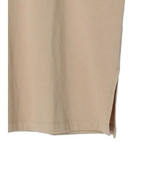 Green Parks バックフォトプリント半袖チュニック Light Beige