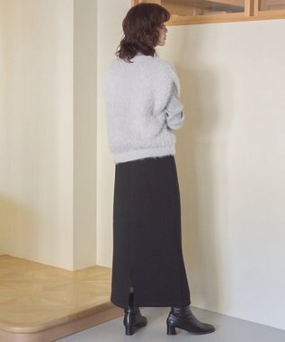 AMERICAN HOLIC ダンボールポンチタイトスカート Black