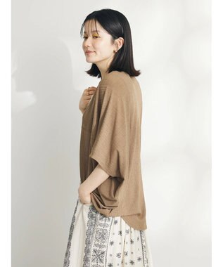 CRAFT STANDARD BOUTIQUE ランダムテレコモモンガカーディガン Brown