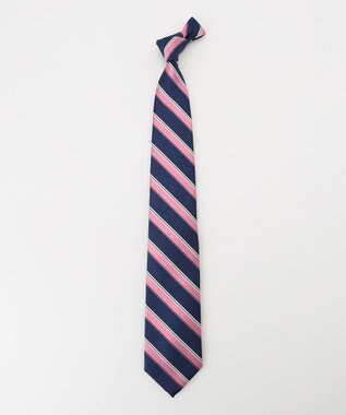 J.PRESS MEN 【フレッシャーズにもおすすめ】レジメンタル ネクタイ ピンク系1