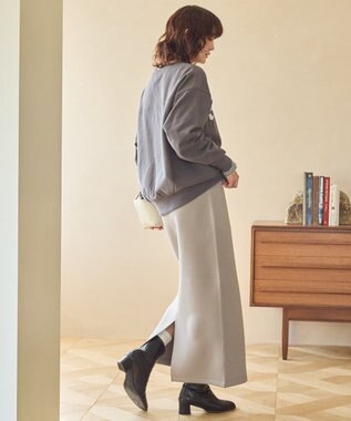 AMERICAN HOLIC ダンボールポンチタイトスカート Gray Beige