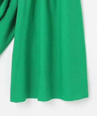 ANY 【ウエストゴム/接触冷感/UVケア】清涼リネンスカーチョ グリーン