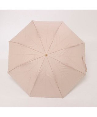 UNBILLION カシュネ cachenez / PUグレースフラワー刺繍トップレス2段折りたたみ傘 ピンク