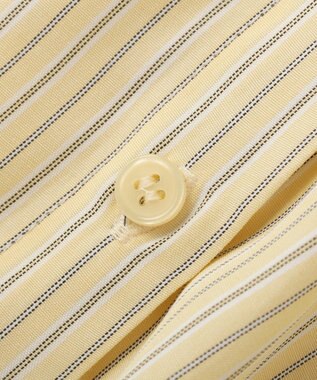 AMERICAN HOLIC スタンドフリルストライプスキッパーブラウス Yellow