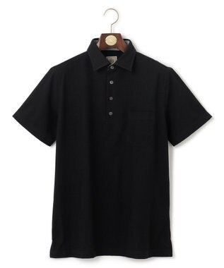 J.PRESS MEN 【ビジネスおすすめ / 吸水速乾】ドレスハニカム ポロシャツ ブラック系