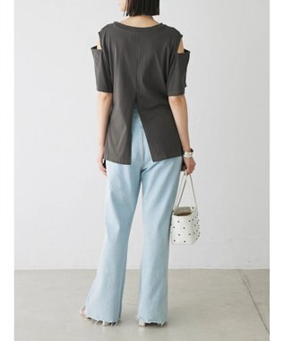 Green Parks ショルダーカットチュニック Gray