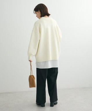 Green Parks ・Ｐｅｔｉｔ　Ｆｌｅｕｒ　深Ｖネックニットチュニック Off White