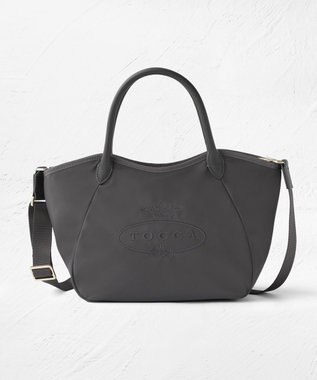 TOCCA TOUCH OF CRESTA NYLON TOTE ナイロントートバッグ【星風まどかさん着用】 ライトグレー系