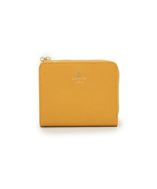 LANVIN en Bleu リュクサンブールカラー 二つ折りLファスナー財布