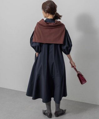 組曲 L コンパクトシャーティング ワンピース ネイビー系