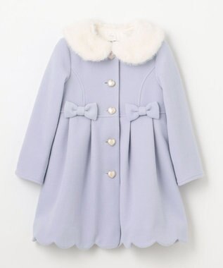 ANY KIDS ウールライクコート サックスブルー