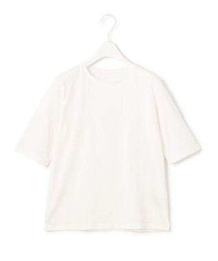 ICB L 【洗える】 ベーシック Tシャツ オフホワイト系