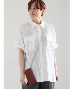 Te chichi Wポケット5分袖オーバーシャツ《2026 SUMMER LOOK item》