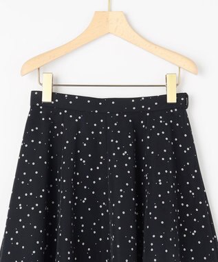 組曲 S フラワースパンコールプリント スカート ブラック系5