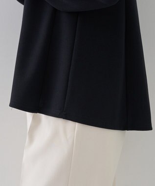 YECCA VECCA 2wayレース襟ブラウス Navy