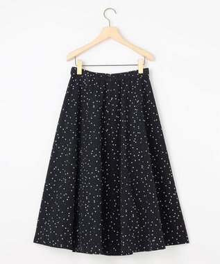 組曲 L フラワースパンコールプリント スカート ブラック系5