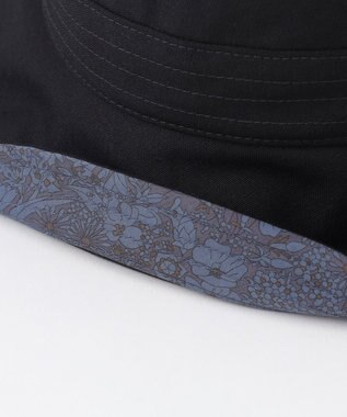 J.PRESS LADIES 【洗える・畳める】 LIBERTY リネン ハット ブラック系