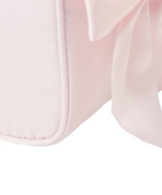 Maison de FLEUR 【保冷機能付き】サテンサイドリボン保冷バッグ Pink