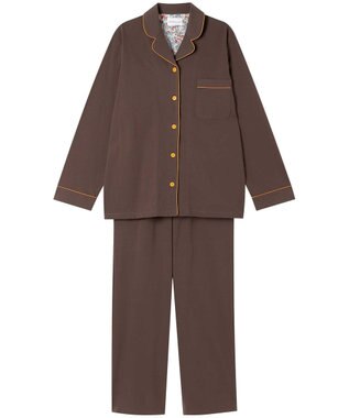 une nana cool 【綿100％】ハイゲージ天竺パジャマ　ＭＡＤＥ　ＷＩＴＨ　ＬＩＢＥＲＴＹ　ＦＡＢＲＩＣ GR