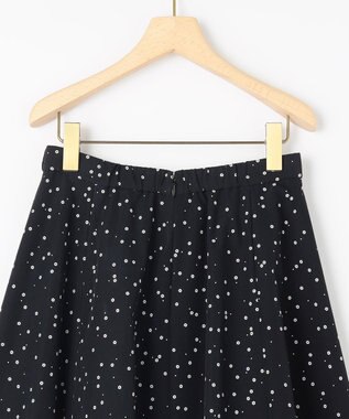組曲 S フラワースパンコールプリント スカート ブラック系5