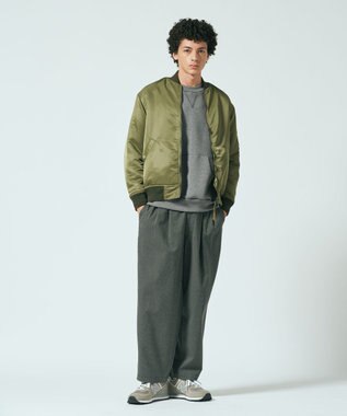 J.PRESS YORK STREET 【UNISEX】リバーシブルMA-1 ベージュ系