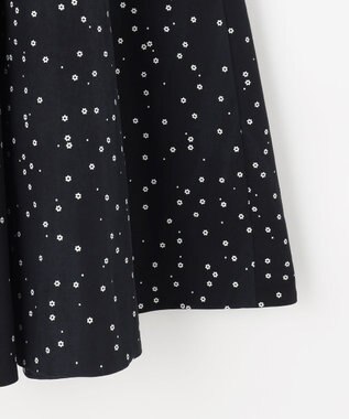 組曲 S フラワースパンコールプリント スカート ブラック系5