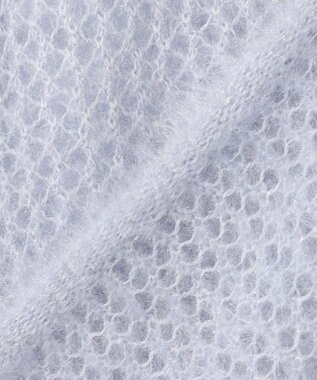 ANY レーシーネットニット ライトブルー